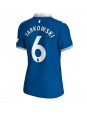 Ženski Nogometna dresi replika Everton James Tarkowski #6 Domači 2023-24 Kratek rokav